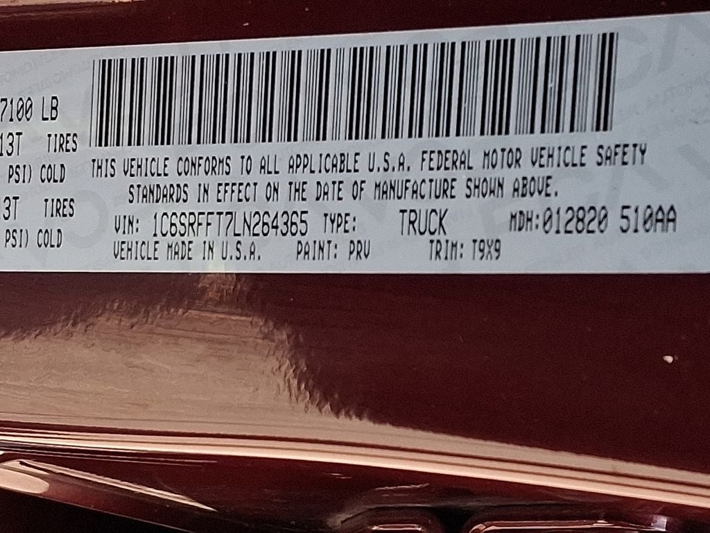 2020 RAM 1500 Big Horn/Lone Star
