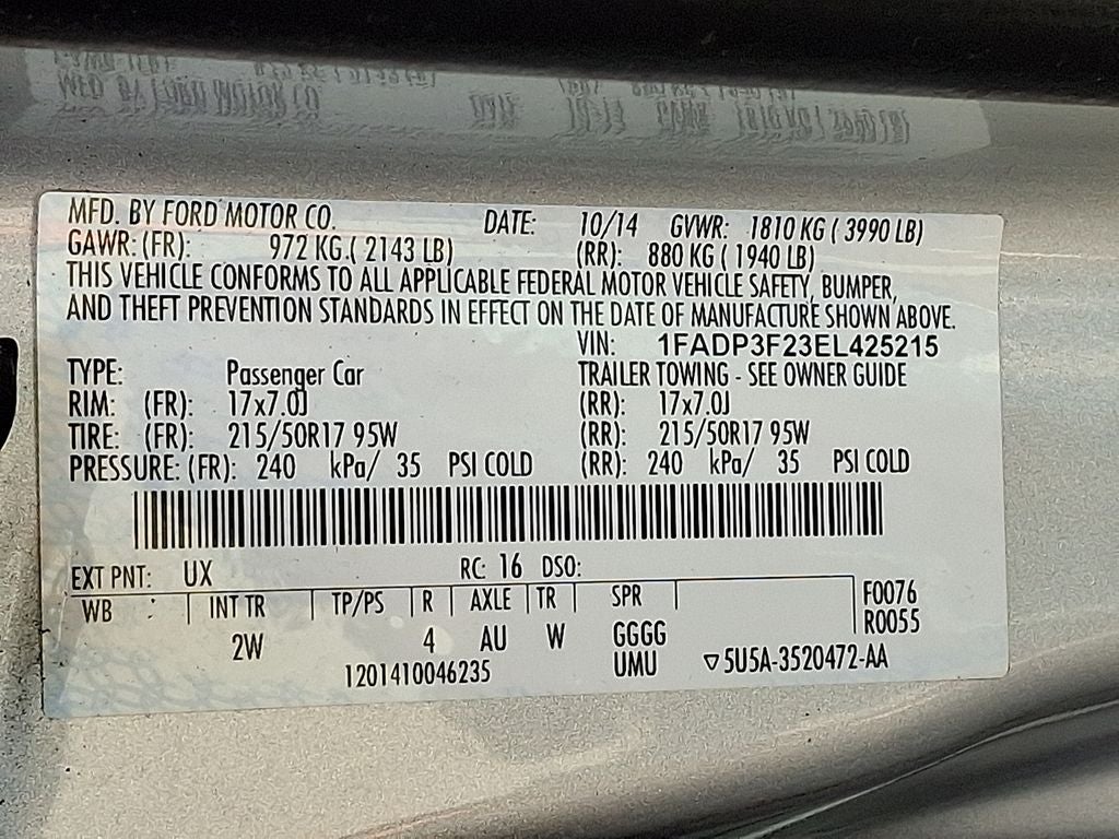 2014 Ford Focus SE