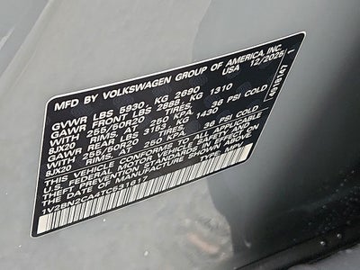 2026 Volkswagen Atlas 2.0T SEL