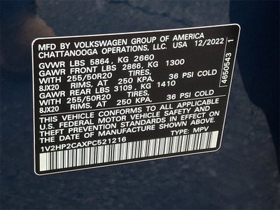 2023 Volkswagen Atlas 2.0T SE w/Technology