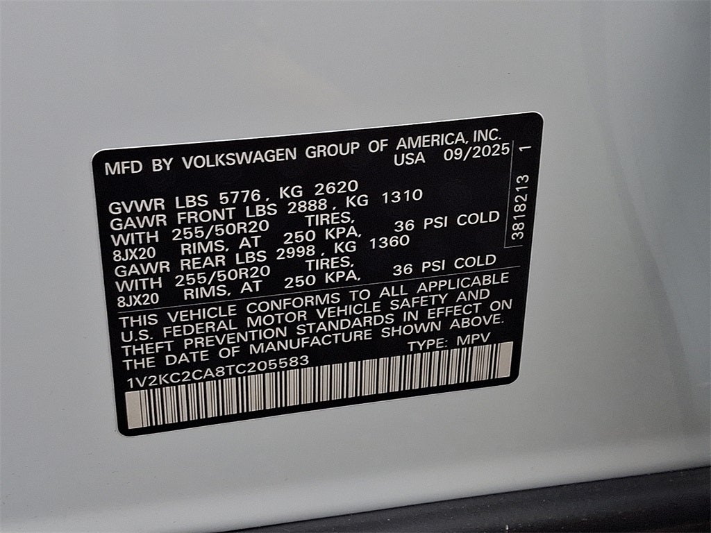 2026 Volkswagen Atlas Cross Sport 2.0T SE w/Technology