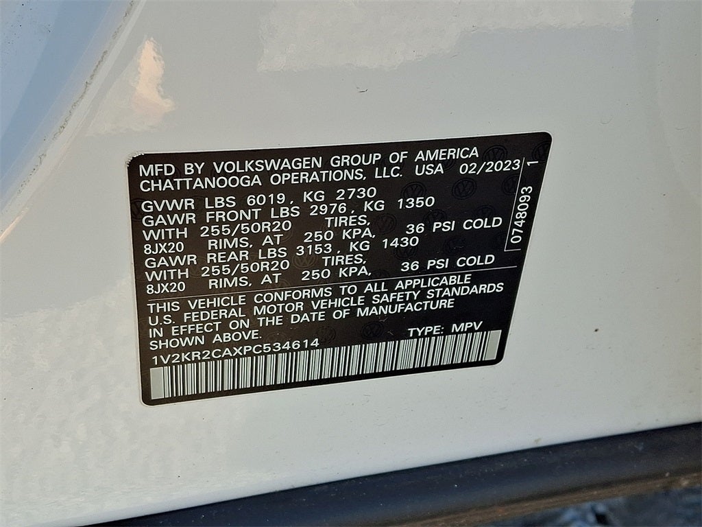 2023 Volkswagen Atlas 3.6L V6 SE w/Technology