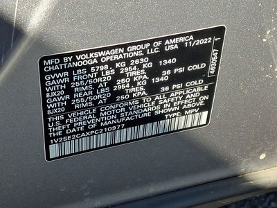 2023 Volkswagen Atlas Cross Sport 3.6L V6 SEL R-Line