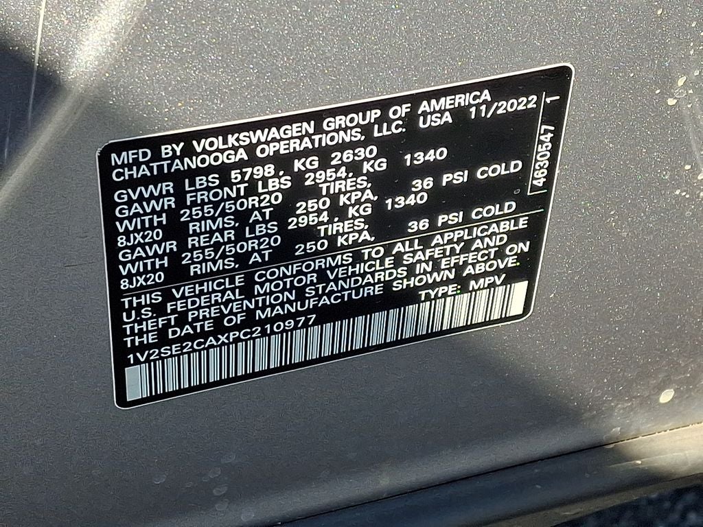 2023 Volkswagen Atlas Cross Sport 3.6L V6 SEL R-Line