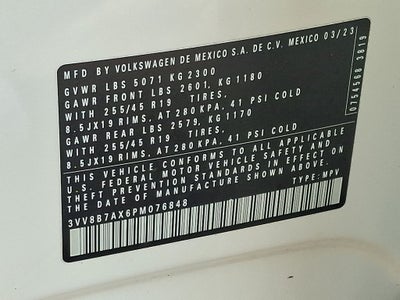 2023 Volkswagen Tiguan 2.0T SE R-Line Black