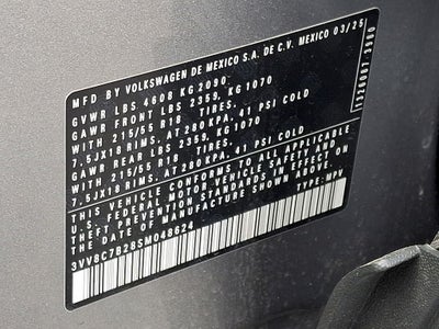 2025 Volkswagen Taos 1.5T S