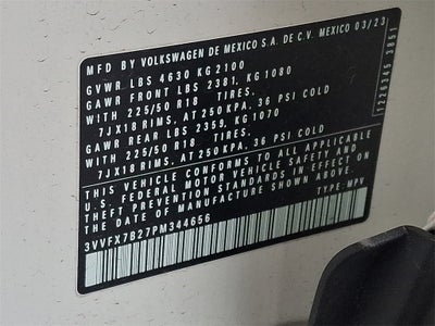 2023 Volkswagen Taos 1.5T S