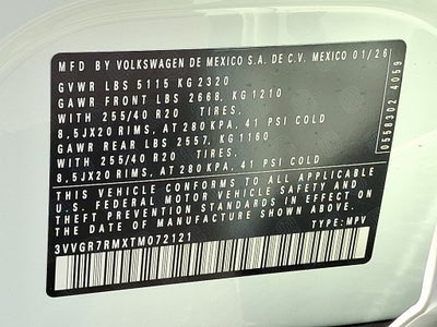 2026 Volkswagen Tiguan 2.0T SE R-Line Black