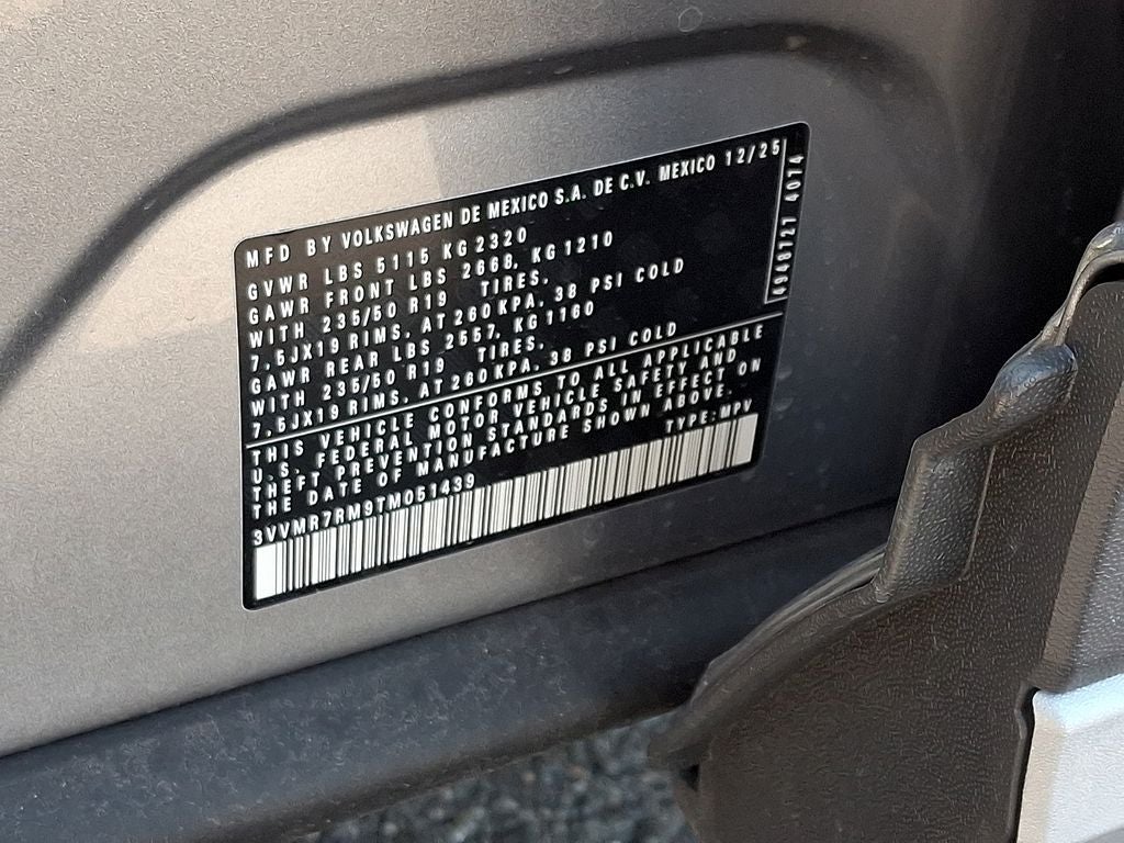 2026 Volkswagen Tiguan 2.0T SE