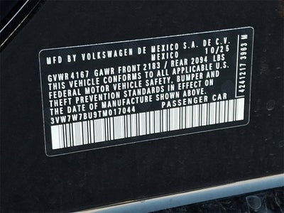 2026 Volkswagen Jetta 1.5T SE