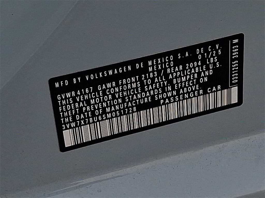 2025 Volkswagen Jetta 1.5T SE