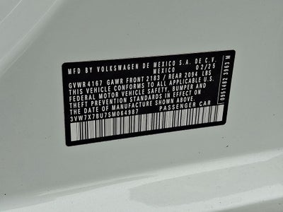 2025 Volkswagen Jetta 1.5T SE