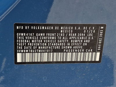 2026 Volkswagen Jetta 1.5T Sport