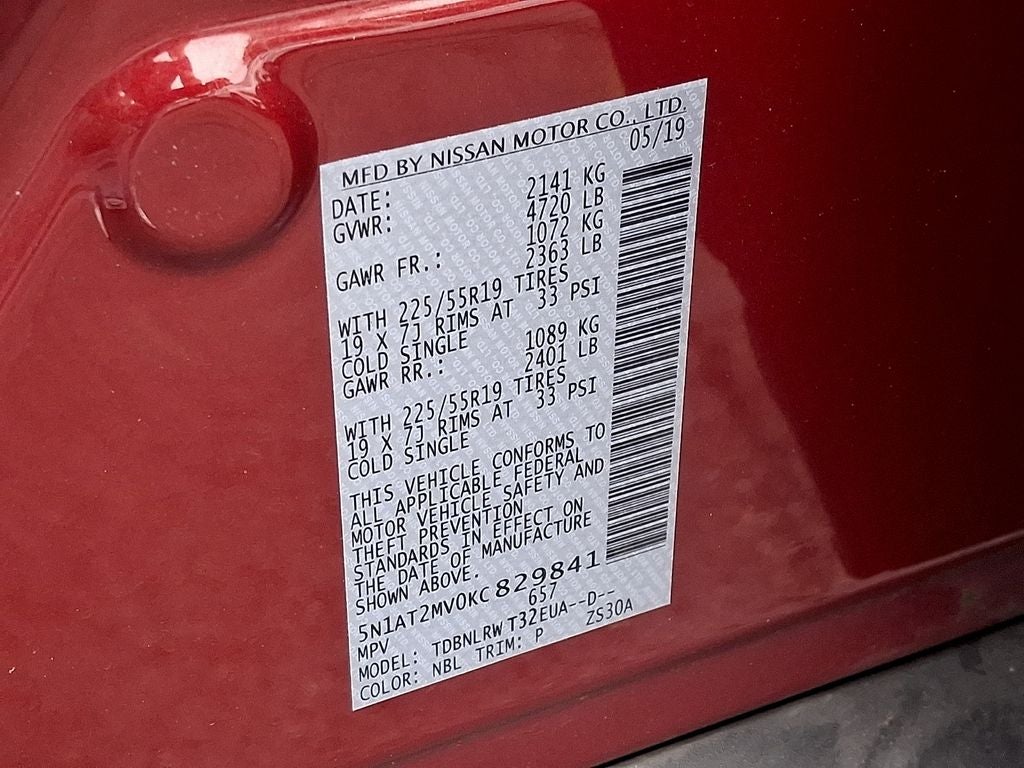 2019 Nissan Rogue SL