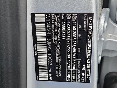 2021 Mercedes-Benz GLB GLB 250 4MATIC®