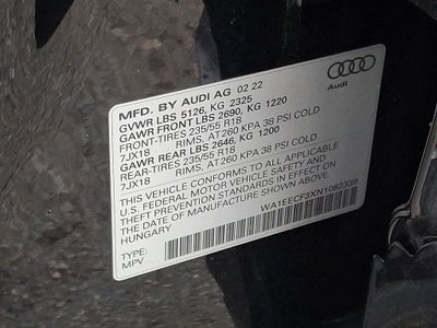 2022 Audi Q3 Premium Plus S Line quattro