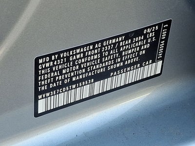 2026 Volkswagen Golf GTI 2.0T SE