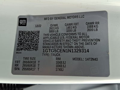 2022 GMC Canyon Elevation