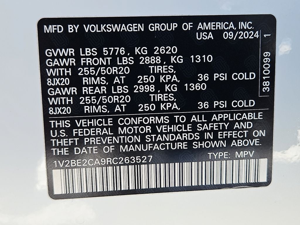 2024 Volkswagen Atlas Cross Sport 2.0T SEL