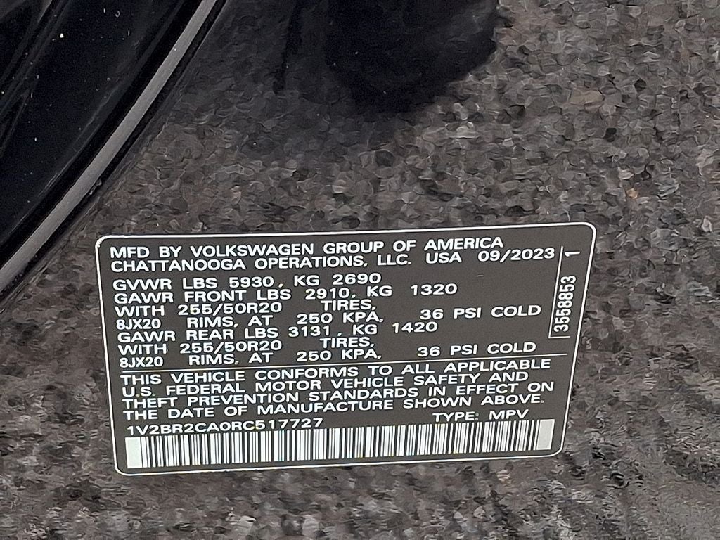 2024 Volkswagen Atlas 2.0T SEL