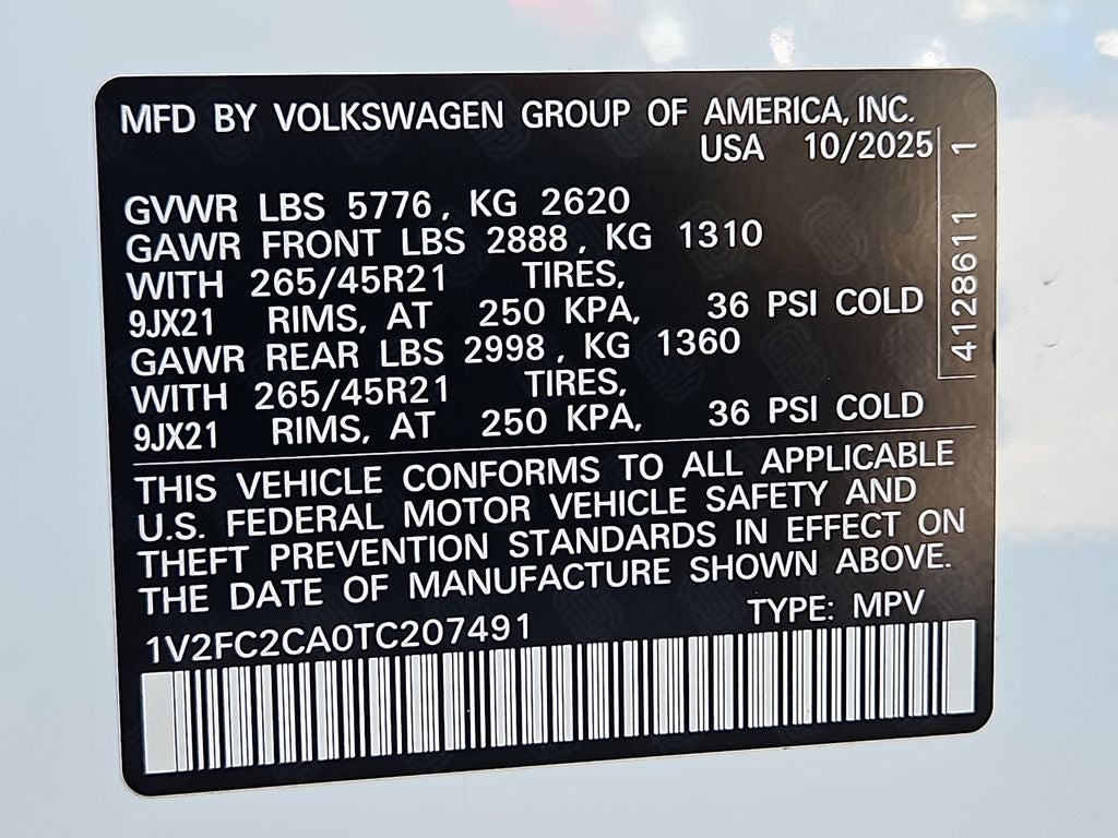 2026 Volkswagen Atlas Cross Sport 2.0T SEL Premium R-Line