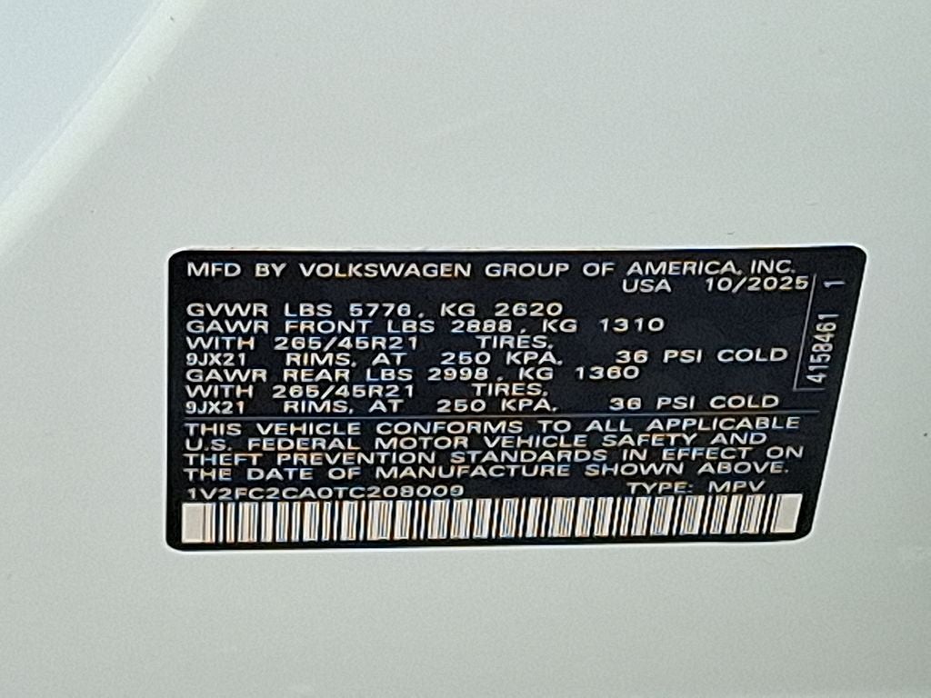 2026 Volkswagen Atlas Cross Sport 2.0T SEL Premium R-Line