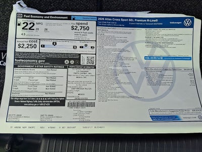 2026 Volkswagen Atlas Cross Sport 2.0T SEL Premium R-Line