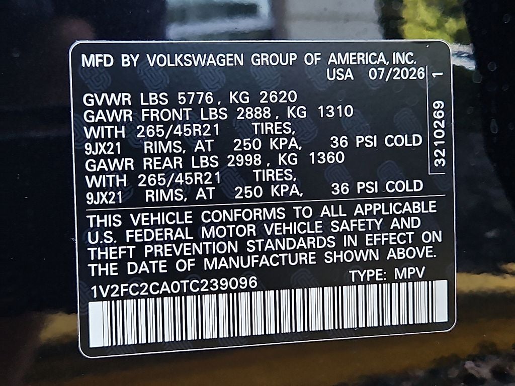 2026 Volkswagen Atlas Cross Sport SEL Premium R-Line