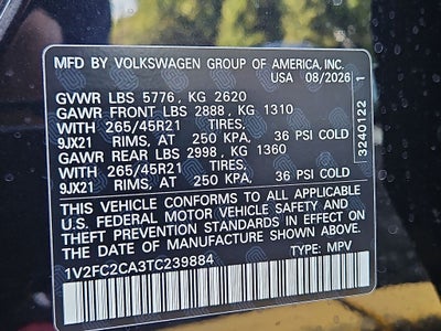 2026 Volkswagen Atlas Cross Sport SEL Premium R-Line
