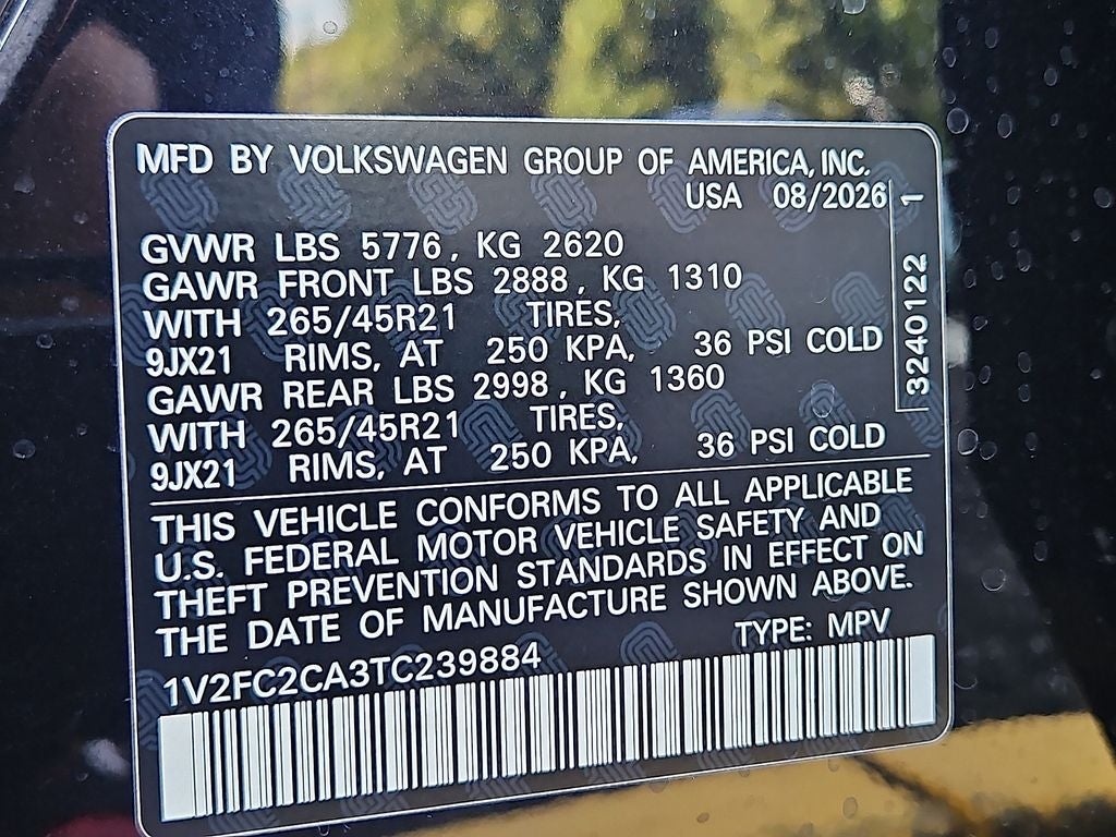 2026 Volkswagen Atlas Cross Sport SEL Premium R-Line