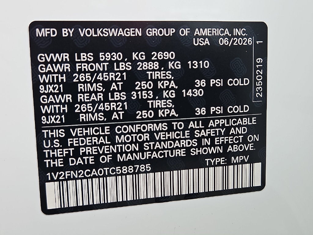 2026 Volkswagen Atlas SEL Premium R-Line