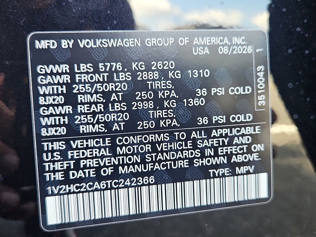 2026 Volkswagen Atlas Cross Sport SE w/Technology