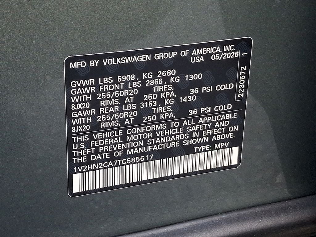 2026 Volkswagen Atlas 2.0T SE w/Technology