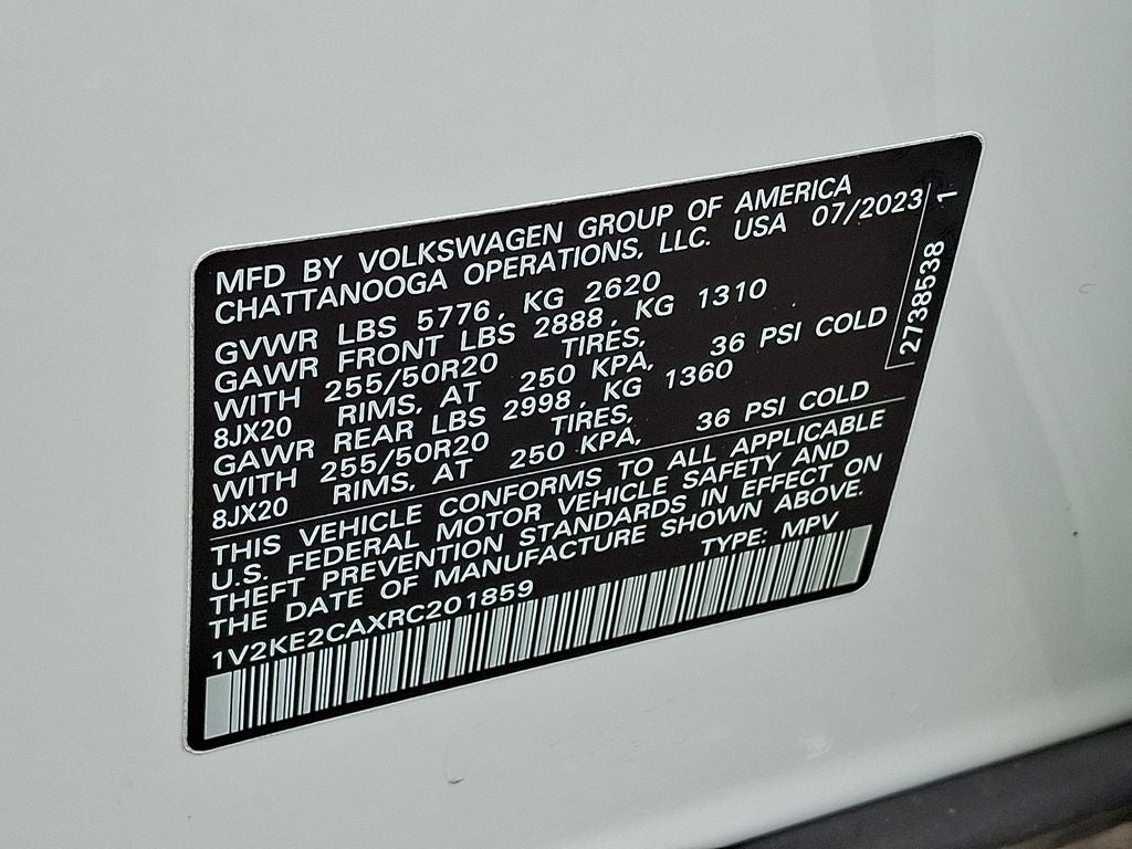 2024 Volkswagen Atlas Cross Sport 2.0T SE w/Technology