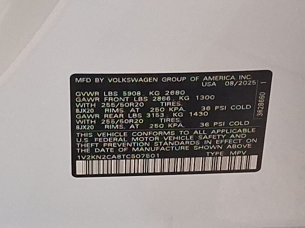 2026 Volkswagen Atlas 2.0T SE w/Technology