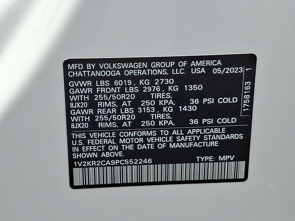 2023 Volkswagen Atlas 3.6L V6 SE w/Technology