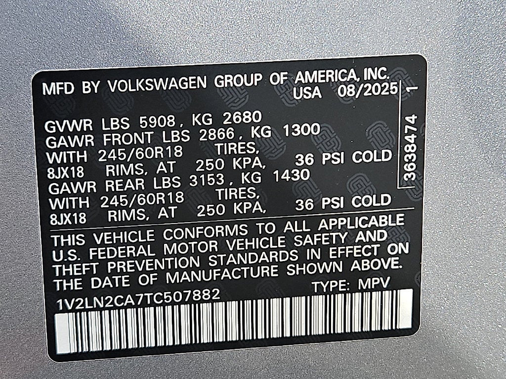 2026 Volkswagen Atlas SE