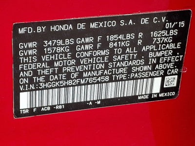 2015 Honda Fit EX-L
