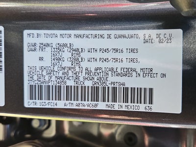 2023 Toyota Tacoma SR5 V6