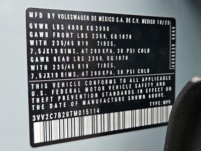 2026 Volkswagen Taos 1.5T SE Black