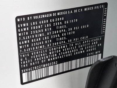 2026 Volkswagen Taos 1.5T SEL