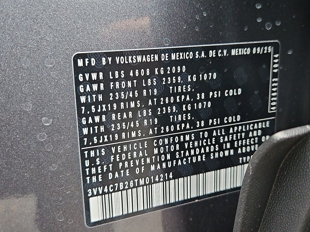 2026 Volkswagen Taos 1.5T SEL