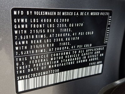 2025 Volkswagen Taos 1.5T S