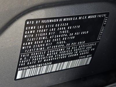 2026 Volkswagen Tiguan 2.0T S
