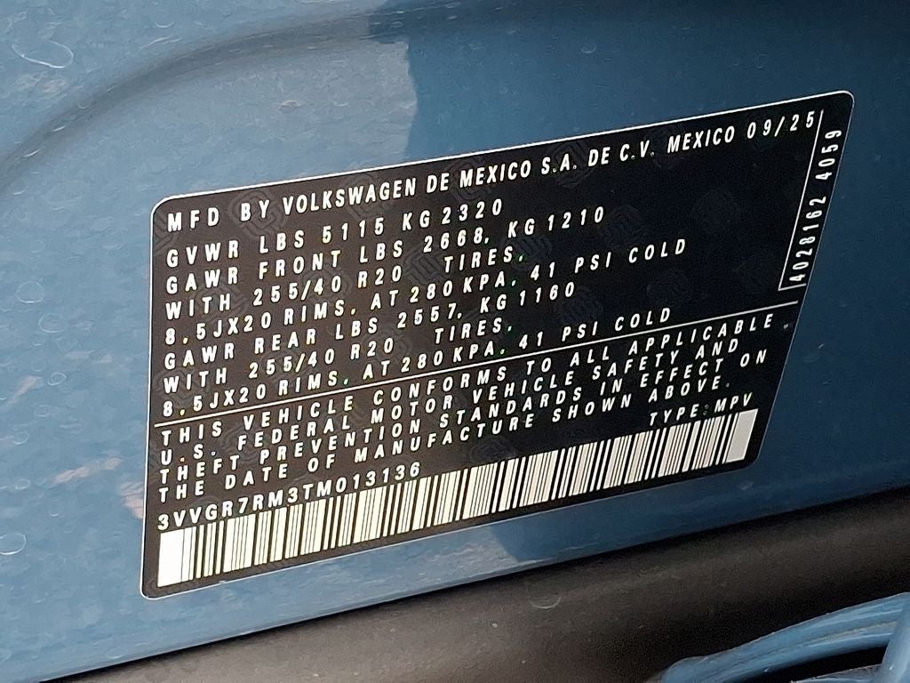 2026 Volkswagen Tiguan 2.0T SE R-Line Black