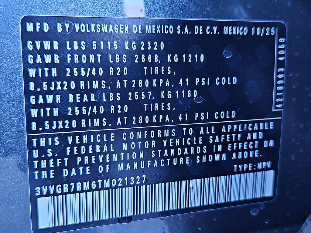 2026 Volkswagen Tiguan 2.0T SE R-Line Black