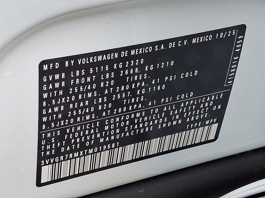 2026 Volkswagen Tiguan 2.0T SE R-Line Black