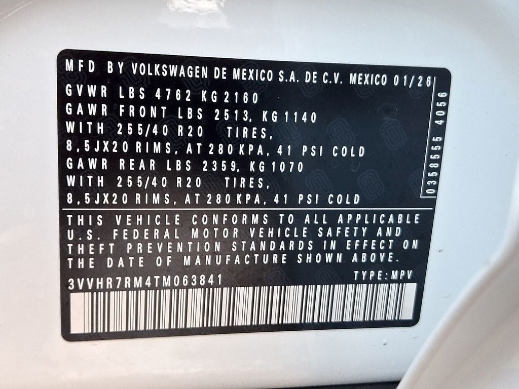 2026 Volkswagen Tiguan 2.0T SE R-Line Black