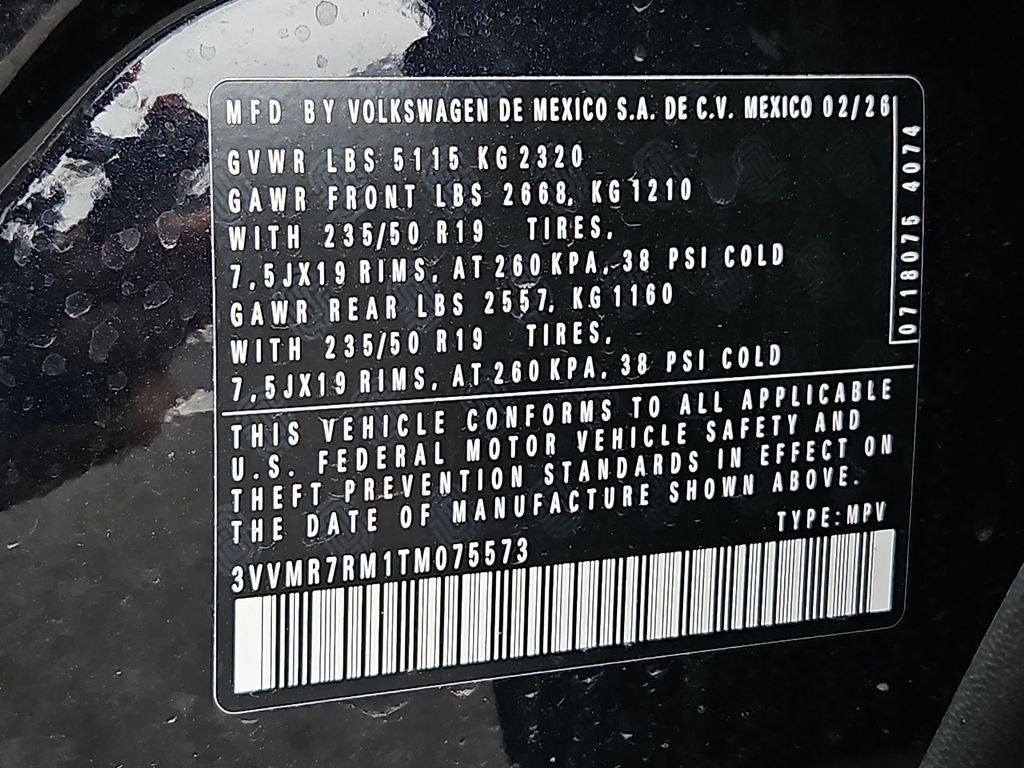 2026 Volkswagen Tiguan SE