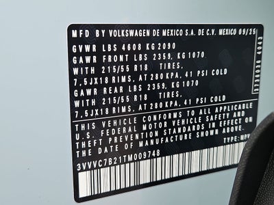 2026 Volkswagen Taos 1.5T SE